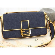 Second-hand European Purchase Fendi Baguette Large Bag Denni