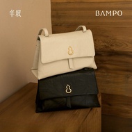 BAMPO半坡瓦檐邮差包小号牛【现货】 皮大容量斜挎包26新热销6/5 BAMPO Half Slope Eaves Messenger Bag Small Cowhide [In Stock] La