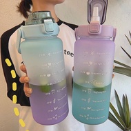 2 Liter Drinking Water Bottle 2lt Drinking Bottle Viral Drinking Water Bottle Time Marker