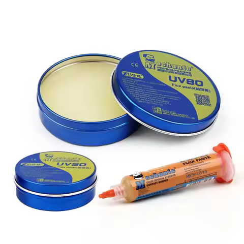 MECHANIC 10CC/60g Mild Rosin Halogen-Free Lead-Free Soldering Paste PCB BGA SMD SMT No-Clean UV10/80