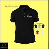 Baju Logo Sulam Polo T Shirt Cotton Dulux Paint Weathershield Sealer Timber Pentalite Roof Men &amp; Women Embroidery 27