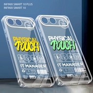 Softcase hp for Infinix Smart 10 plus Latest 2025 Clear Glossy Graffiti Phone Case - YM21