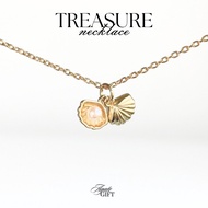 Treasure Necklace - Shell Necklace - Stainless Steel