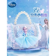 Princess Elsa Bag Girl Elsa Children Messenger Bag Portable Girl Birthday Gift New Year Disney