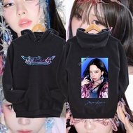 M-3XL Ready Stock Kpop Aespa KARINA Drama Merch Cotton Hoodie  Men's and Women's Long Sleeve Hoodies