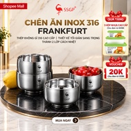 High quality stainless steel bowl made of 316L stainless steel, 99% antibacterial Frankfurt SSGP, Hi