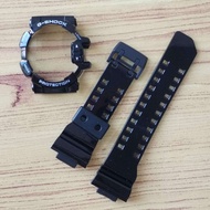 GSHOCK STRAP AND BEZEL REPLACEMENT SET GA400 GBA400 GA-400 GBA-400 Glossy Black