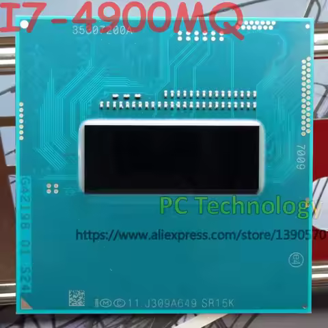 Original Intel Core I7-4900MQ SR15K CPU I7 4900MQ processor FCPGA946 2.80GHz-3.80GHz 8M Quad core fr