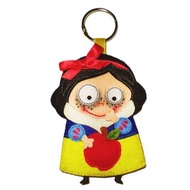 黑輪白雪公主卡套不織布可愛有趣手工卡套