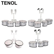 [TENOL] Professional Percussion Drum Set with Stand Polyphonic Drum Music Kit for Kids Teens Beginne