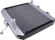 JZGRDN Radiator With Cap 15531-72060 1553172060 Compatible with Kubota B5200 B6200 B7200