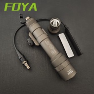 Surefir ไฟฉาย M600B M600C M300 M600ไฟฉาย LED ไฟอาวุธล่าสัตว์พร้อมสวิตช์แรงดัน Ftion คู่