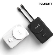 PolyBatt 台灣 10000mAh 磁吸帶線行動電源 支援磁吸 LC