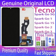 Original Fit for Tecno Spark Go 5G Go 1 Spark Go 1S Spark Go 2 Spark Go 3 LCD Display Touch Screen R