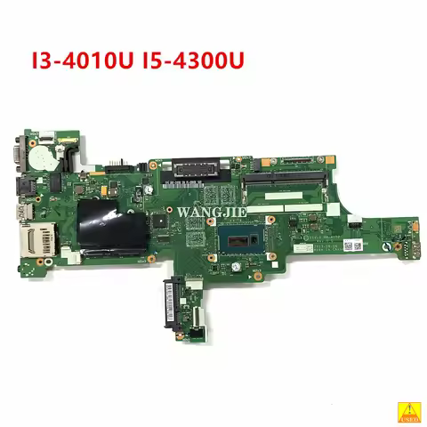 For Lenovo ThinkPad T440 Laptop Motherboard FRU 04X5014 04X5012 NM-A102 DDR3L I5-4300 04X4011 CPU