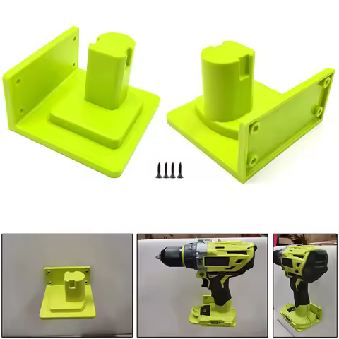 Tool Storage Shelf Rack for Ryobi 18V One+ Battery Tool Wall Mount Machine Holder for Ryobi Electric