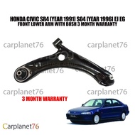 HONDA CIVIC SR4 [YEAR 1991] SO4 [YEAR 1996] EJ EG FRONT LOWER ARM WITH BUSH 3 MONTH WARRANTY