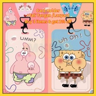 GANTUNGAN MKBK Baby Sponge Paida Lanyard ID Card Name Cute ID Card HolderTAG Name Card ID Card Holde