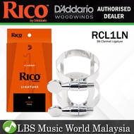 RICO RCL1LN Clarinet Mouthpiece Ligature Holder Silver Plated for Bb Clarinet