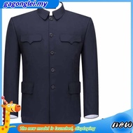 Zhongshan Clothes Men's Middle-aged Elderly Tops Dad Clothes Grandpa Casual Jackets Elderly Clothes 