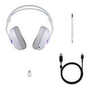 Logitech G522 Lightspeed Wireless Gaming Headset White – Rgb_ Removable Mic_ Usb-c & Bluetooth