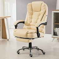 Ergonomic Boss Chair Office Chair Executive Chair Study Chair Computer Chair Reclining Swivel Chair Leather Art Chair(Color:Black) interesting