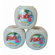 Bundle of 3: Fab All-in-One Laundry Capsules Rose (60 Pods Each Tub).