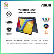Asus 2-In-1 Laptop Vivobook S 14 Flip OLED TN3402Q-AKN109WS 14'' 2.8K Touch Blue ( Ryzen 5 5600H, 8GB, 512GB SSD, ATI, W11, HS )