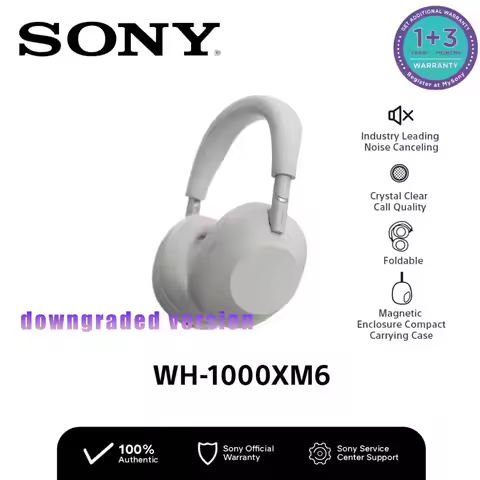 Sony WH-1000XM6s Noise Canceling Wireless Over-Ear Headphones No App