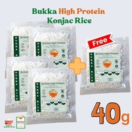 ข้าวบุก บุกก้า ไฮ-โปรตีน Value Pack 4 ฟรี 1 น้ำหนักรวม 200 กรัม Bukka High-Protein Konjac Rice Value