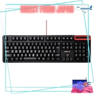 ELECOM Gaming Keyboard [DUX] Fully Customizable All Keys Hardware Macro Compatible TK-DUX30BK Black 