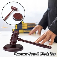 Judge Hammered Handcrafted Delicate Wood Gavel For Lawyer Judge Wood Gavel Hammer Sound Block