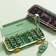 Mini Pill Box Sealed Moisture-Proof Pill Box Portable Pill Box Dispensing Medicine Box
