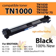 Brother TN-1000 Comp Toner Brother HL-1110 HL-1112 DCP-1510 DCP-1512 MFC-1810