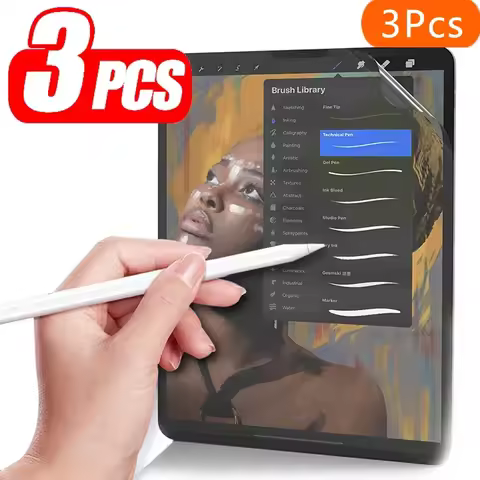 3Pcs Like Paper Screen Protector for iPad Pro 12.9 2022 A2764 A2436 Matte PET Drawing Film for iPad 