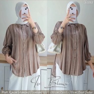 Blouse Hooday Strip Matt Rayon Diamond Premium