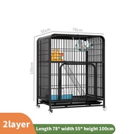 Sangkar Kucing Besar 2 3 Tingkat 4 Level Cat Cage Large Cat House Indoor Dog Cage Cat Villa Platform