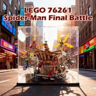 LEGO 76261 Spider Man Final Battle Acrylic Display Box Kotak Penyimpanan Mainan Transparent Figure S