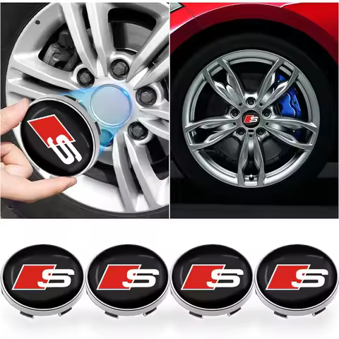 New Car Wheel Hub Center Caps Rims Car Series Auto Rims Wheels Cover For Audi B8 B7 B5 B6 B9 8P A1 A