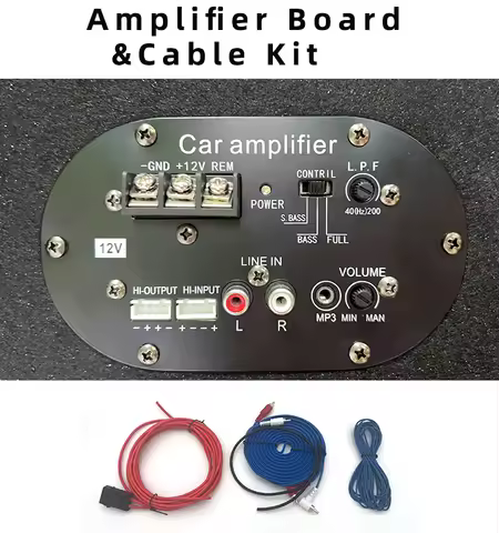 6 Inch 8 Inch 10 Inch Active Car Audio Subwoofer 600W Big Power 4 Ohm 12V Stereo Modified Universal