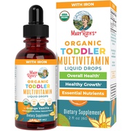 Multivitamin & Multimineral with Iron for Toddlers | USDA Organic | Sugar Free | Multivitamin Liquid