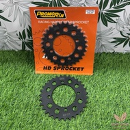 (PROMORIN) 415 LC135 RXZ Y125 SRL 110 BLACK SERIES SPROCKET FULL REAR FRONT 4 LUBANG BELAKANG DEPAN 