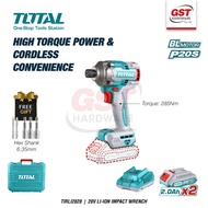 🔥 285Nm TOTAL Impact Wrench Cordless Battery Cordless Impact Wrench Total Cordless Drill Impact Cord