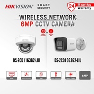 HIKVISION 2CD1063G2-LIU / 2CD1163G2-LIU 6MP HD SmartHybrid Light With Mic IP PoE  Indoor Outdoor Net