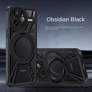 Casing For Xiaomi POCO F7 Ultra F7 F6 F5 X6 Pro Case Hard alloy Ring Stand Magnetic Protective Back 