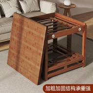 Good productLanyu Folding Table Bamboo Table Square Household Dining Table Leisure Entertainment Table Foldable Bamboo T