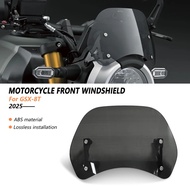 For gsx8t 2025 GSX-8T 2025 GSX 8T 2026 Motorcycle Windshield Windscreen Wind Deflector Round Headlig