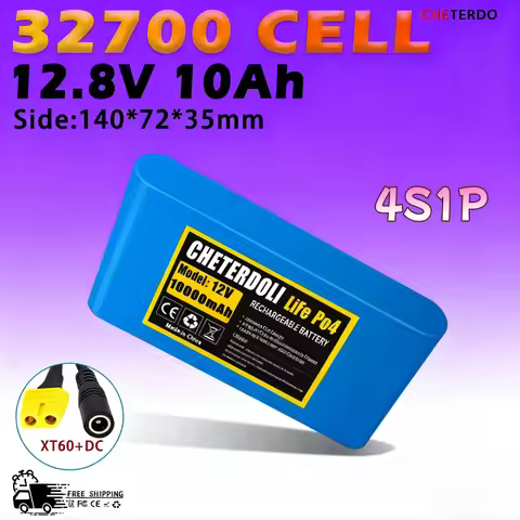 4S3P 12V 30000mAh Lifepo4 Battery Pack with 40A Balanced BMS, Long Cycle Life for Power Supply UPS, 