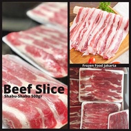 Beef Slice Shabu-Shabu Shortplate 500gr, Daging Sapi Iris Yoshinoya