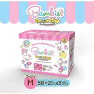 (ยกลัง 3 ห่อ) Bambies Good Day ซึมซับน้ำ 9 ชม. กางเกง ผ้าอ้อมเด็ก กู๊ดเดย์ แพมเพิส แบมบี้ส์